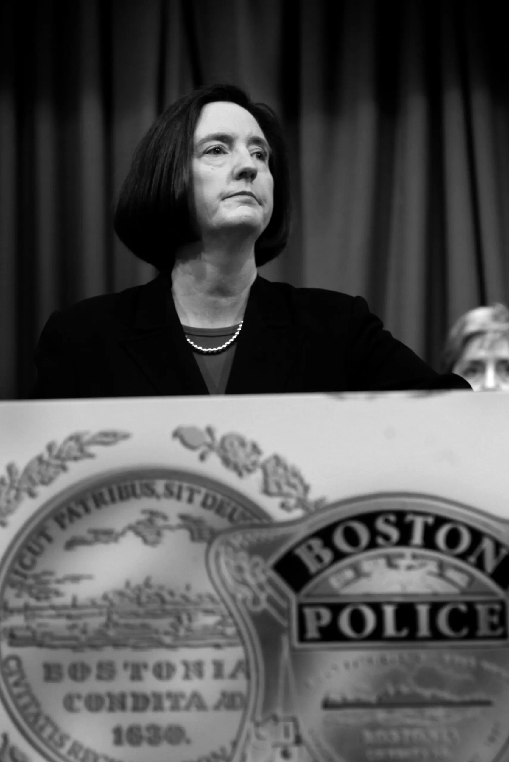 Boston Police commissioner Kathleen O'Toole announces a settlement between the city and the family of Victoria Snelgrove.